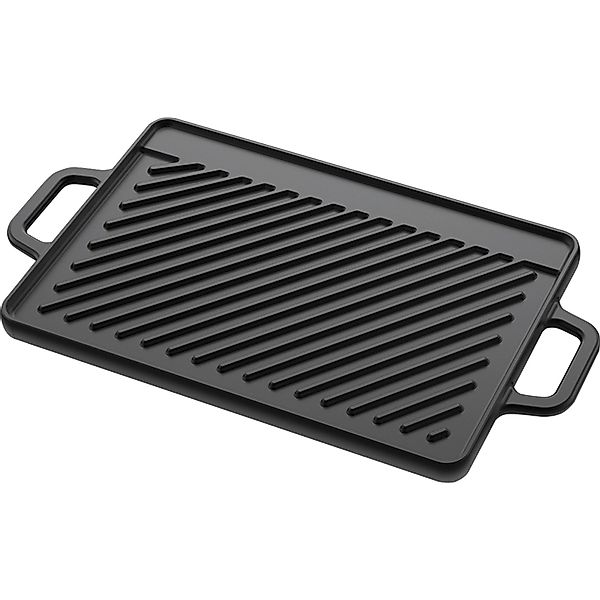 Tepro Backblech "Universal Wendeplatte" Gusseisen 1 Seite glatt, 1 Seite ge günstig online kaufen