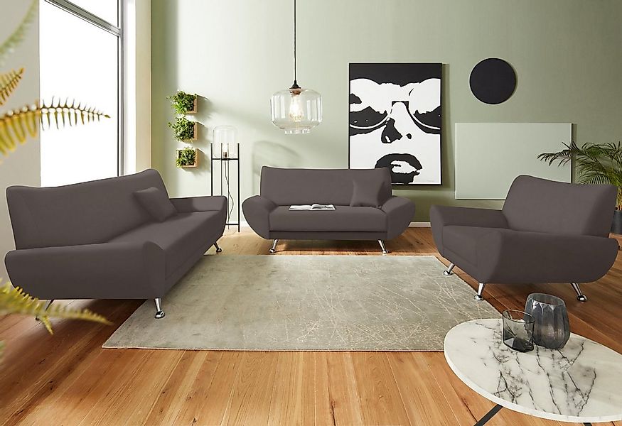 INOSIGN Polstergarnitur "Saltare elegant und komfortabel, toller Fuß als De günstig online kaufen