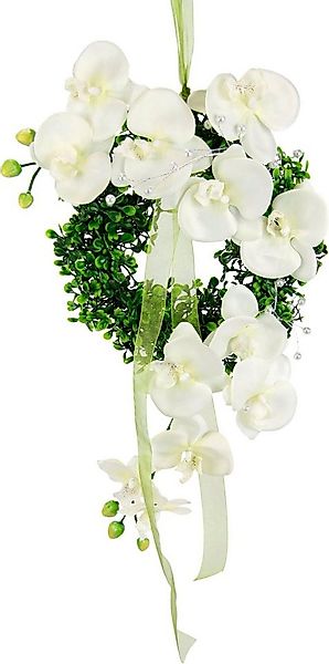 Kunstkranz Orchidee, I.GE.A., Höhe 46 cm, Buchskranz Festliche Dekoration H günstig online kaufen