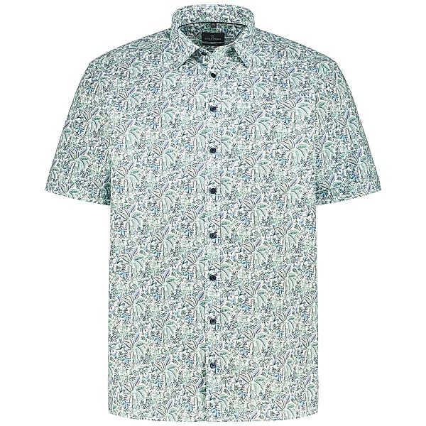 CASA MODA Freizeithemd mit floralem Muster Farbe grün Größe: 6XL günstig online kaufen