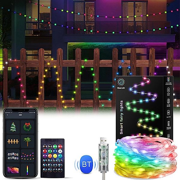 PRIISF LED-Lichterschlauch LED Lichterkette RGB Lichtschlauch günstig online kaufen
