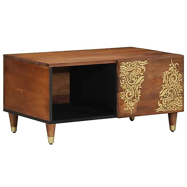 vidaXL Couchtisch Honigbraun 80 x 50 x 40 cm Massives Mangoholz 4018740 günstig online kaufen
