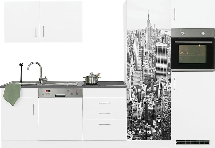 KOCHSTATION Küchenzeile »KS-Paris – Küchen mit einzigartigen Fotomotiven au günstig online kaufen