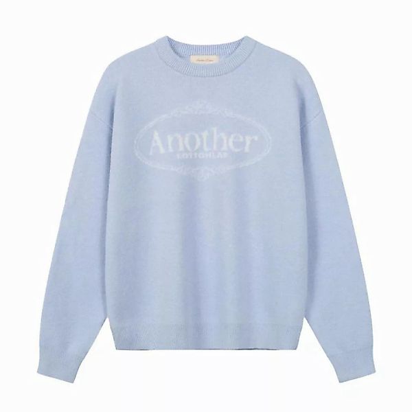 Another Cotton Lab Sweatshirt Another Cotton Lab Royal Chest Print Sweater günstig online kaufen