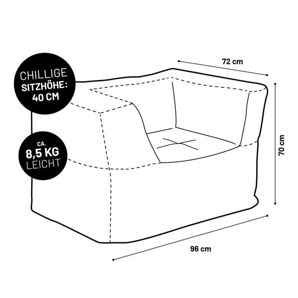 Lumaland Sitzsack In- & outdoor Sofa günstig online kaufen
