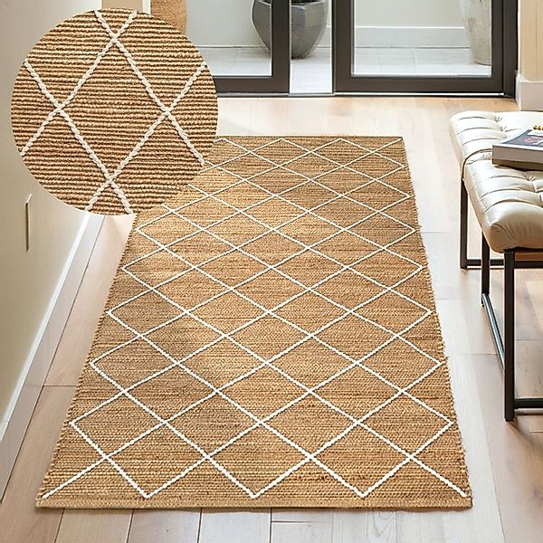 HANSE Home Teppich »Kunu Juteteppich«, rechteckig, 10 mm Höhe, Naturfasern, günstig online kaufen