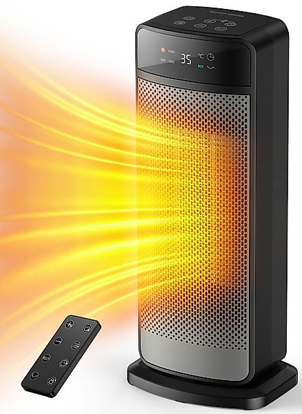 ATEROLL Heizlüfter mit 6 Funktionstasten 2000W günstig online kaufen