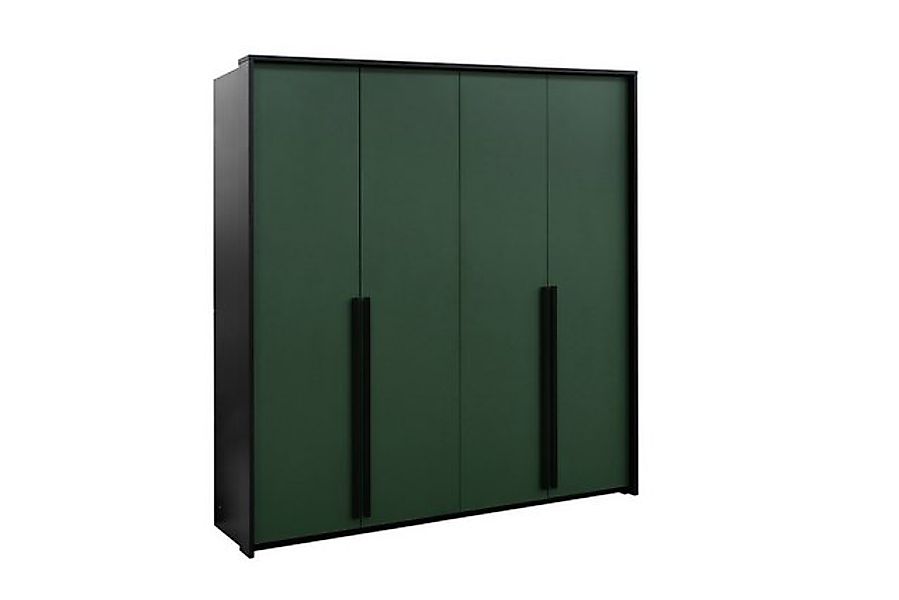 Deine Möbel 24 Kleiderschrank GENEVE 210 cm breit Drehtürenschrank (Set, 4- günstig online kaufen