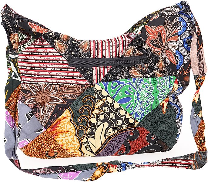 Guru-Shop Schultertasche Patchwork Batik Beutel, Sadhu günstig online kaufen