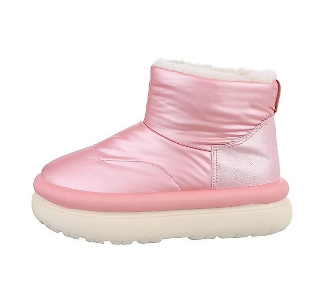 Ital-Design Damen Snowboots Freizeit Snowboots (85136754) Flach Plateaustie günstig online kaufen