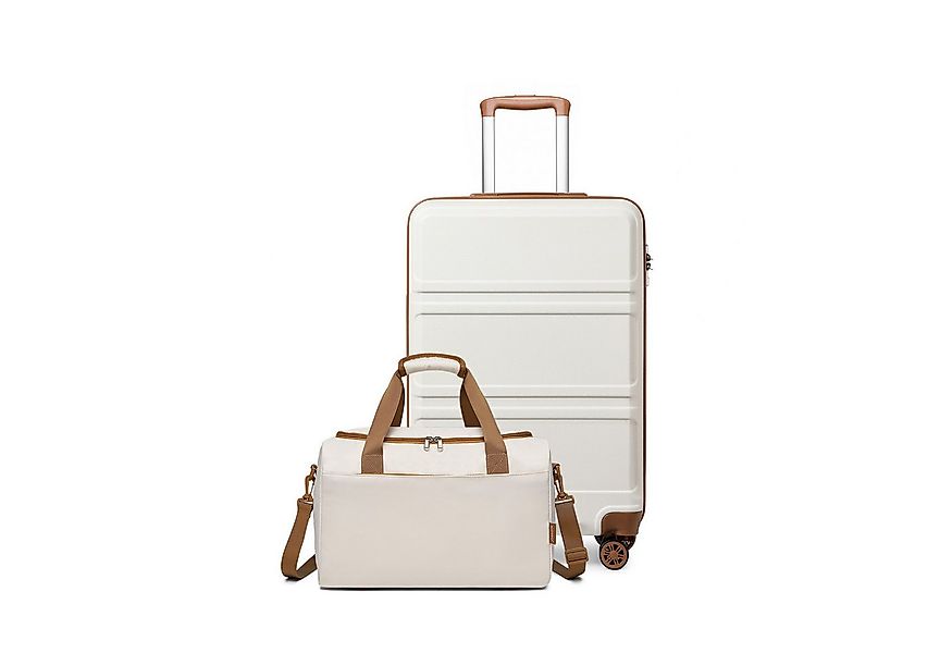 KONO Trolleyset Kombi-Set: Hartschalen-Koffer + Handgepäcktasche, (2 tlg) günstig online kaufen