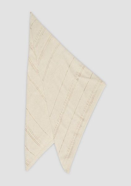 s.Oliver Schal Schal, Quadratischer Schal aus Baumwolle-Viskose-Mix mit Orn günstig online kaufen