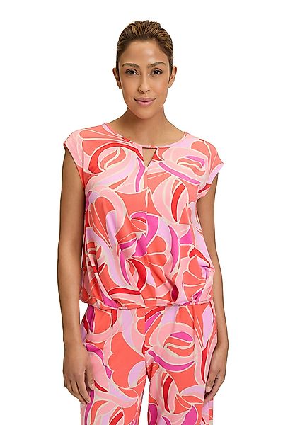 Betty Barclay Kurzarmshirt "Damen Blusenshirt mit Gummizug" 1 Stk. tlg. Mat günstig online kaufen