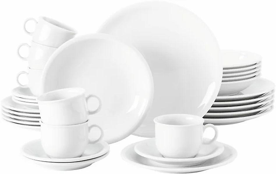 Seltmann Weiden Kombiservice »Geschirr-Set, Service Compact« Geschirr-Set, günstig online kaufen