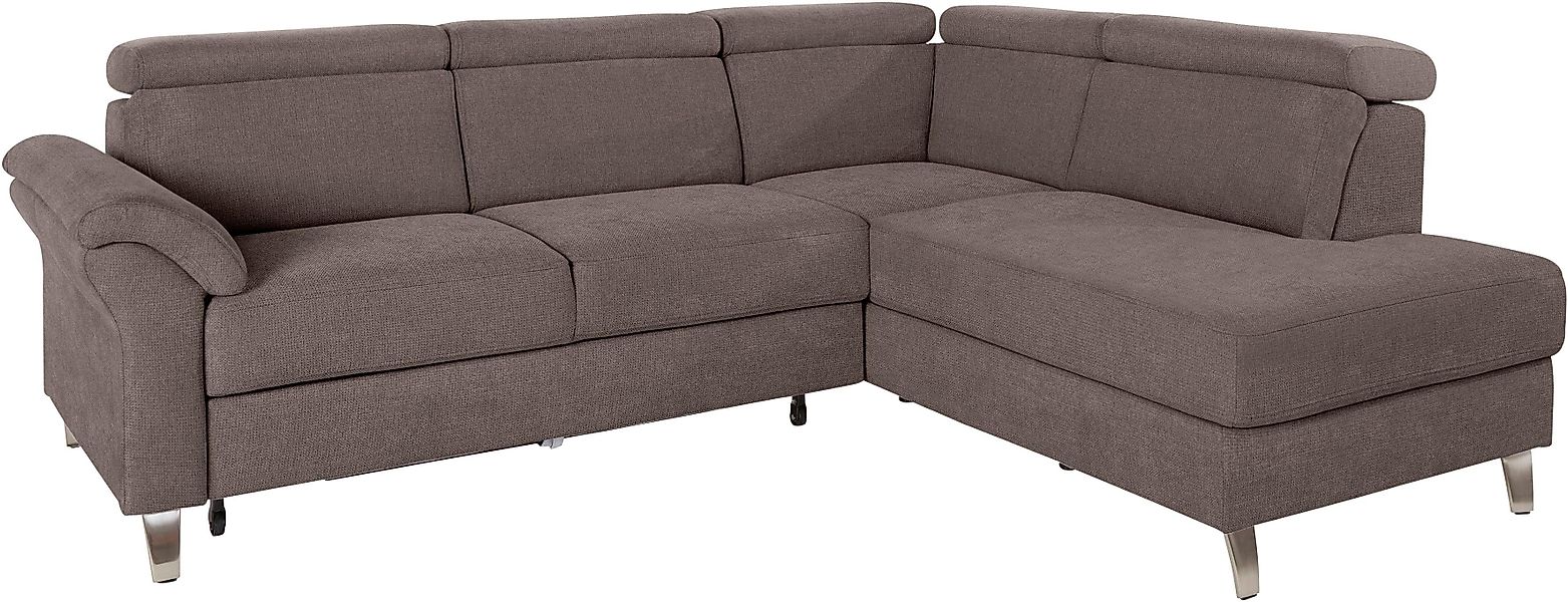 sit&more Ecksofa Arngast L-Form, inklusive Kopfteilverstellung günstig online kaufen