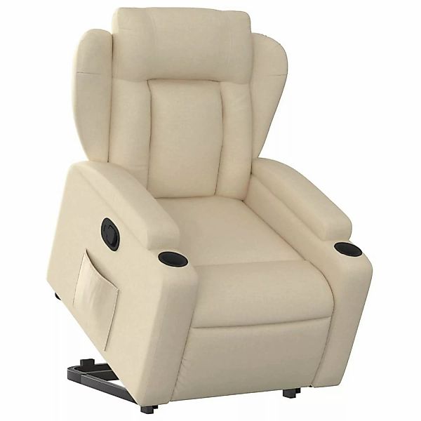 vidaXL Relaxsessel mit Aufstehhilfe Creme Stoff Modell 8 günstig online kaufen