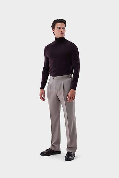 Rollkragenpullover aus Merzerisierter Merinowolle günstig online kaufen