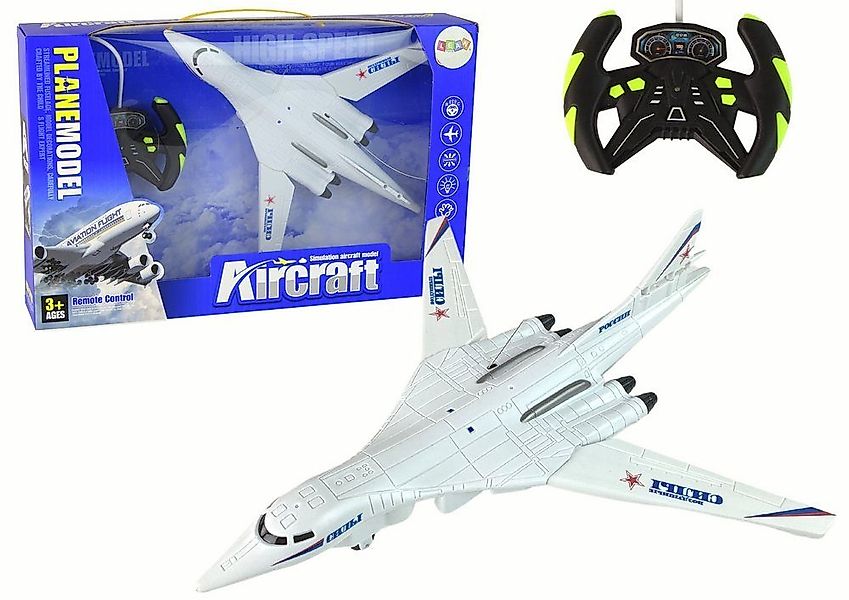 LEAN Toys Spielzeug-Flugzeug Passagierflugzeug Fernbedienung Ferngesteuert günstig online kaufen