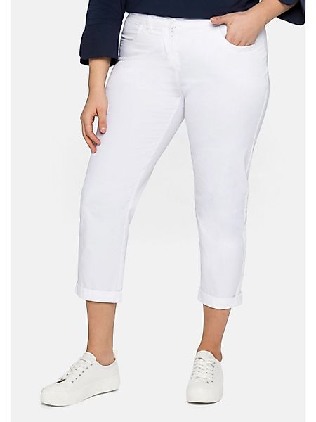 Sheego 7/8-Hose "Große Größen", in Baumwoll-Stretch-Qualität günstig online kaufen