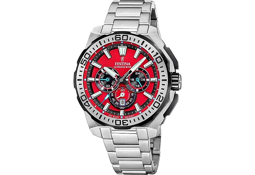 Festina Chronograph Festina Chrono Bike F20724/5 - rotes Zifferblatt günstig online kaufen