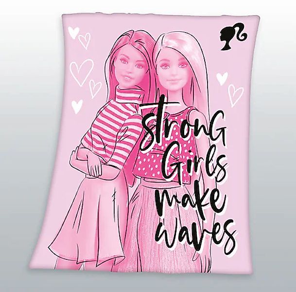 Barbie Kinderdecke "Barbie" mit tollem Barbie-Motiv günstig online kaufen