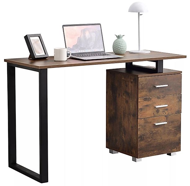 Schreibtisch Stockton-dunkelbraun günstig online kaufen