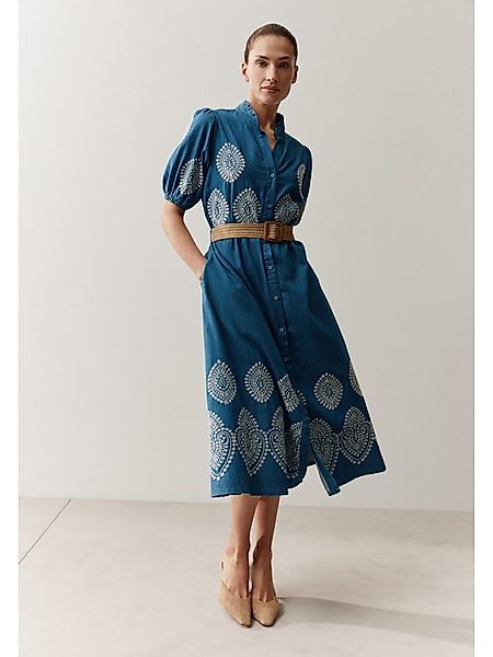 MORE&MORE Jeanskleid stilvolles, feminines Maxi-Denimkleid günstig online kaufen