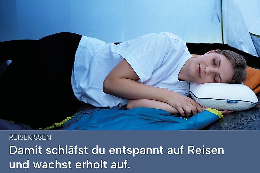 casimum Nackenstützkissen ergonomisches Reisekissen SUPER TRAVEL, Nackenkis günstig online kaufen