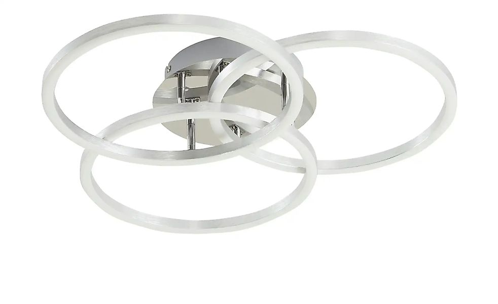 Meisterleuchten LED-Deckenleuchte  Alu-gebürstet  Kreise   ¦ silber ¦ Maße günstig online kaufen
