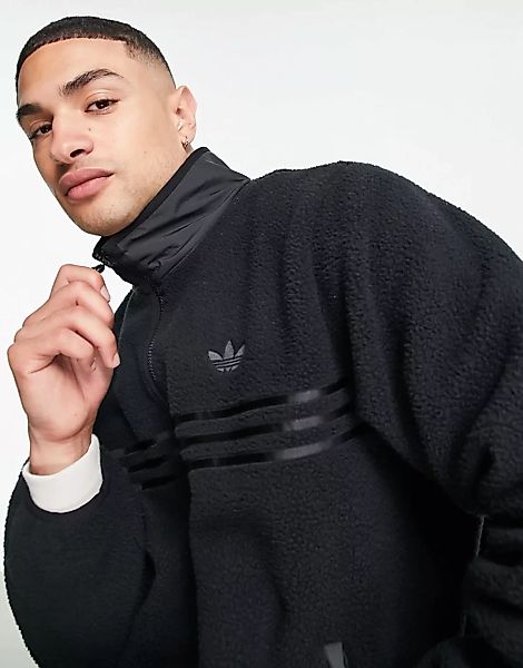 adidas Originals – „Retro Revival“ – Pulloverjacke aus Fleece mit Reißversc günstig online kaufen