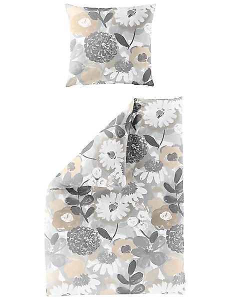 BIERBAUM Bettwäsche BIERBAUM Bettwäsche Mako-Satin kitt günstig online kaufen