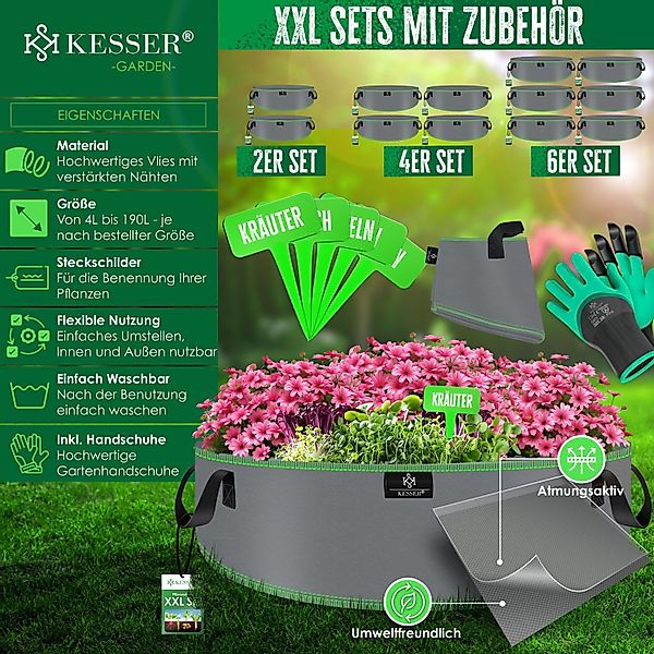 KESSER Pflanzkübel, Pflanzsäcke aus Vlies Kartoffel günstig online kaufen