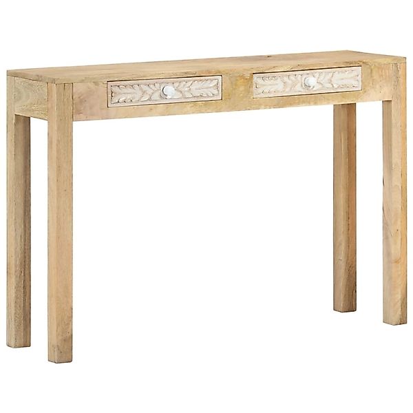 vidaXL Konsolentisch 110x30x75 cm Gebleichtes Massivholz Mango 351617 günstig online kaufen
