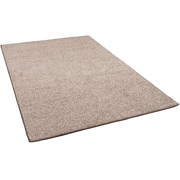 Snapstyle Hochflor Velours Teppich Mona Taupe 80x400cm günstig online kaufen