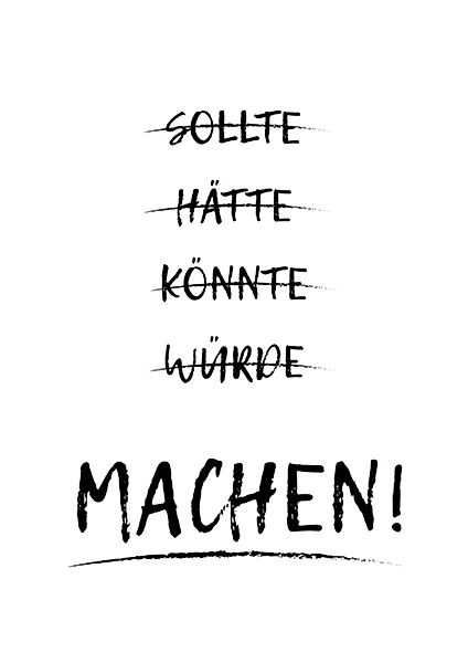 artissimo Poster Poster mit Spruch DinA4 günstig online kaufen