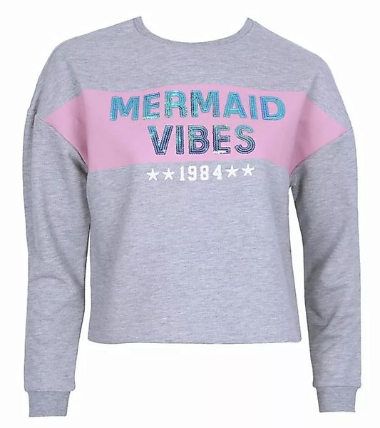 Sarcia.eu Sweatshirt Graue Bluse Mermaid Vibes 9-10 Jahre günstig online kaufen