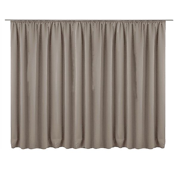 JEMIDI Gardine Vorhang blickdicht, 300x245cm, Kräuselband, günstig online kaufen