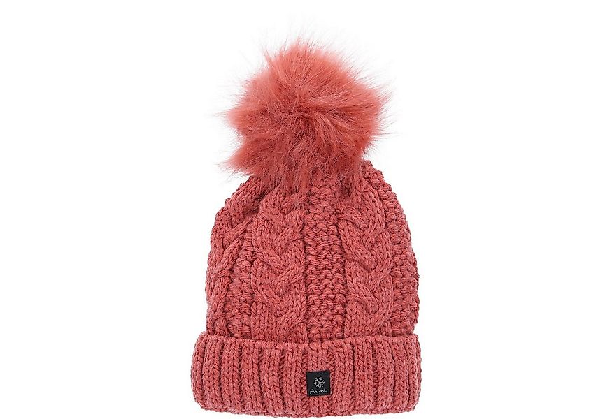 Antonio Strickmütze Antonio Damen Strick Mütze Beanie lachs (1-St) günstig online kaufen