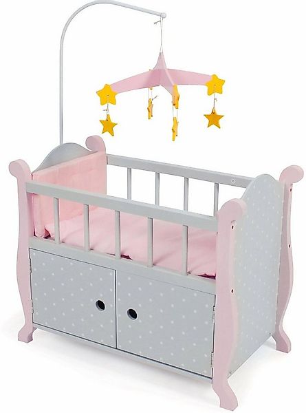 CHIC2000 Puppenbett Puntos Grey, aus Holz mit Mobile günstig online kaufen