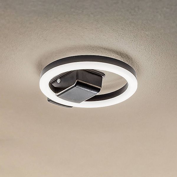 Lindby LED-Außendeckenleuchte Finian, Ø 22 cm, CCT, dimmbar günstig online kaufen