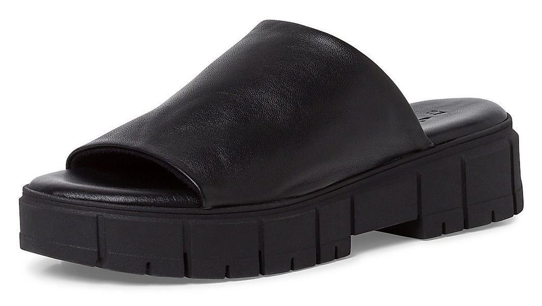 Tamaris Pantolette, Plateau, Sommerschuh, Schlappen im monochromen Look günstig online kaufen