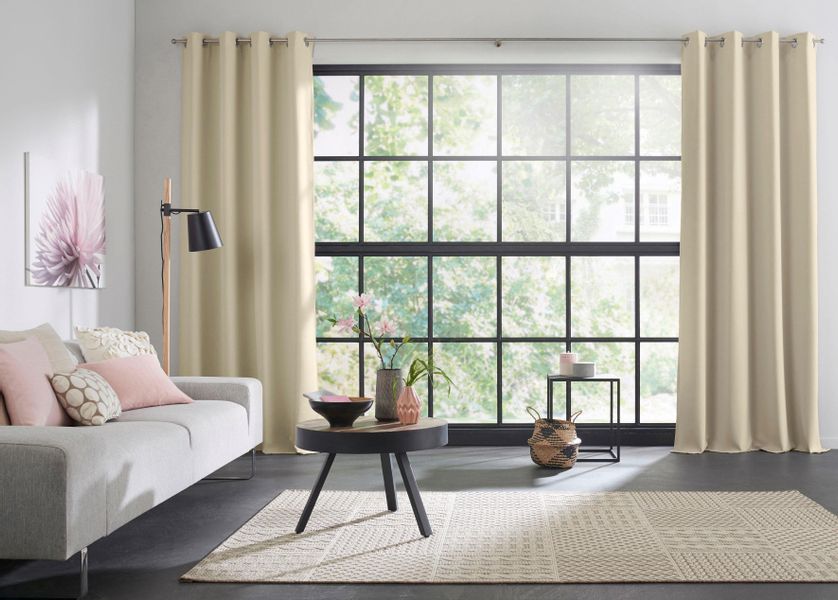 Wirth Vorhang "Dim out" Ösen 1 Stk. tlg. günstig online kaufen