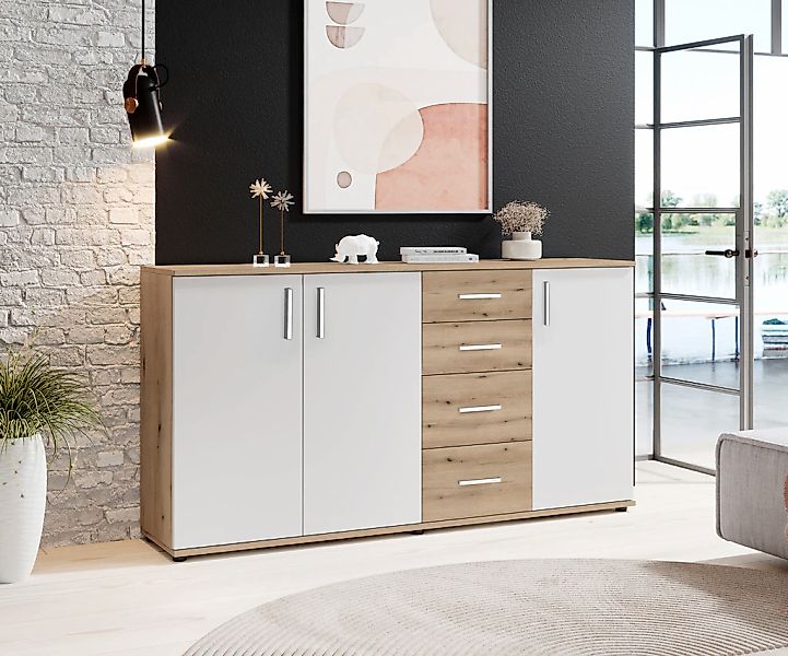 HBZ Kommode "BC-Drift-2, Sideboard Stellmaß BxHxT 160x84x35 cm", (1 St.), S günstig online kaufen