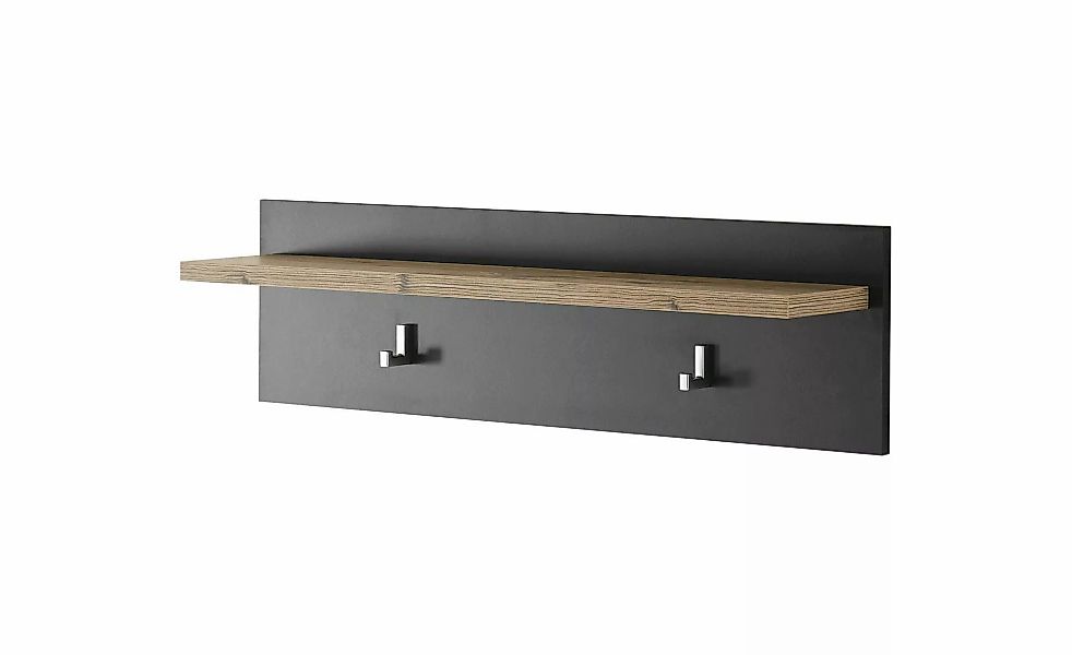 Garderobenpaneel  Balerma ¦ grau ¦ Holzwerkstoff ¦ Maße (cm): B: 80 H: 23 T günstig online kaufen