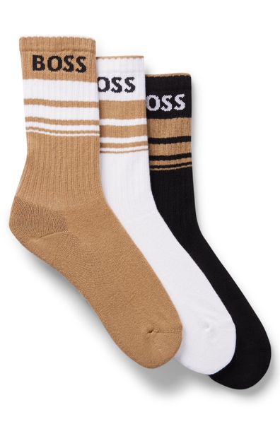 BOSS Freizeitsocken 3P QS Rib Stripe günstig online kaufen