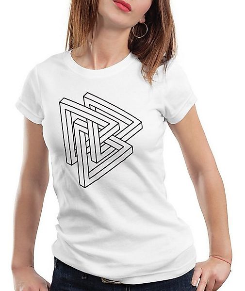 style3 T-Shirt Penrose Big Bang Sheldon Escher Dreieck Würfel the theory co günstig online kaufen