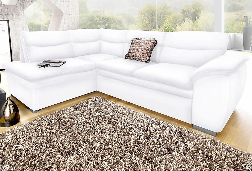 COTTA Ecksofa "Leandra L-Form", wahlweise mit Bettfunktion & Bettkasten günstig online kaufen