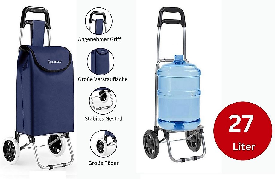 Rungassi Einkaufstrolley Einkaufstrolley 27L Trolley Einkaufswagen Shopping günstig online kaufen