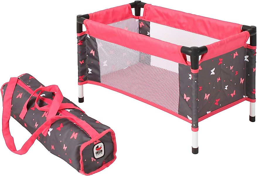 CHIC2000 Puppenbett Puppen-Reisebett, Butterfly, mit Tragetasche günstig online kaufen