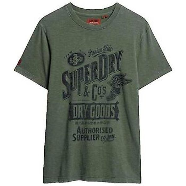 Superdry  T-Shirt T-shirt  Workwear Script Kaki günstig online kaufen
